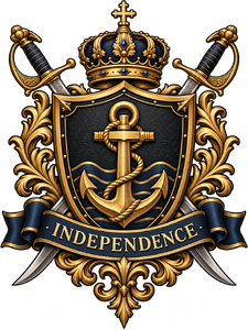 Navy of Gondara crest with the motto Independence