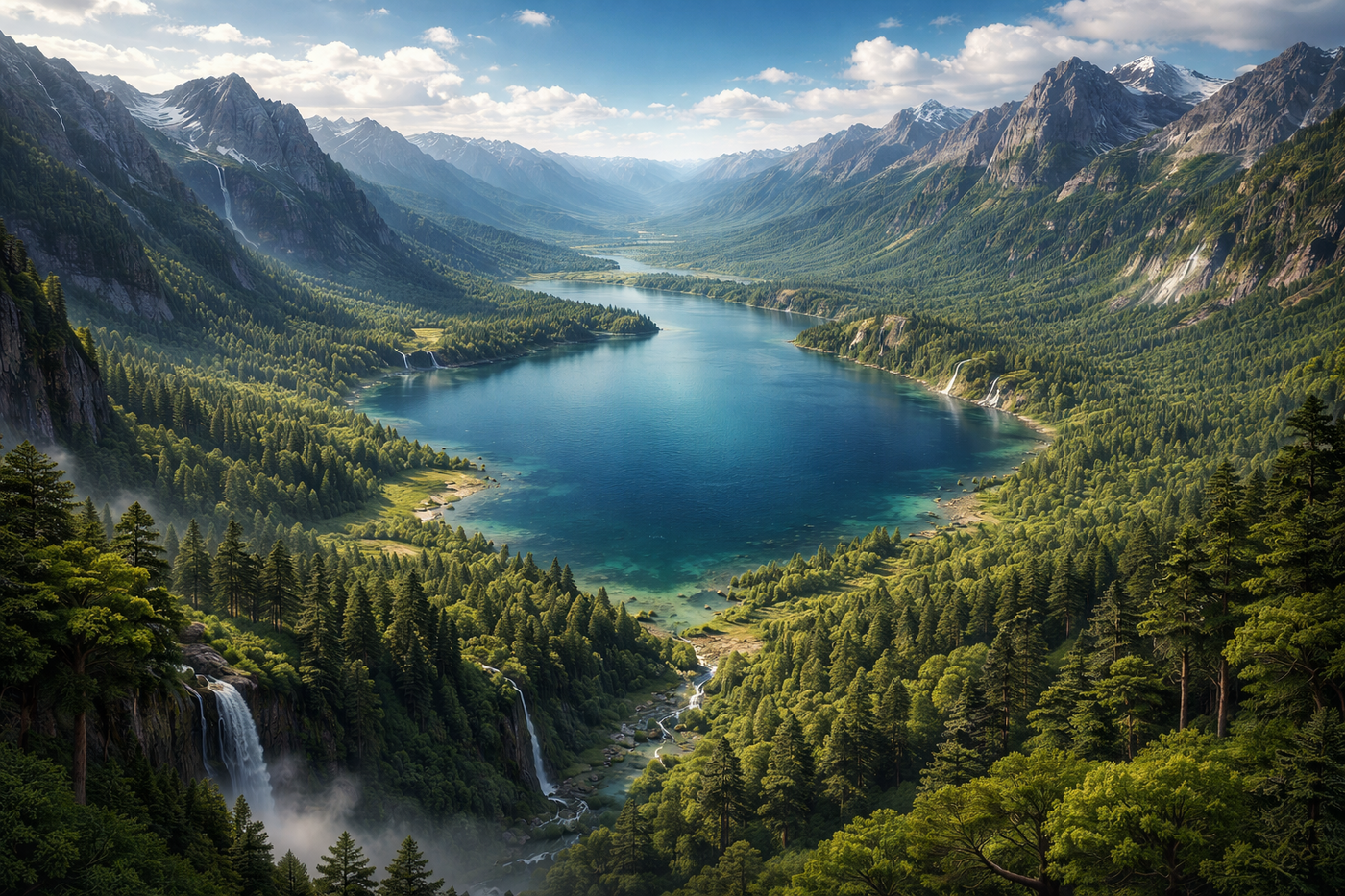 Lake Titania within the Titania Rift Basin